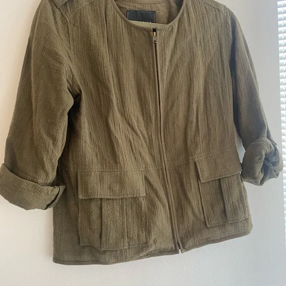 Sanctuary x Anthro Army Green Military Inspired Jacket- Size Small - Picture 5 of 8